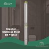 wasser submersible deep well pump stainless single phase |sd-s405k-3