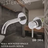steinberg 100 1804 wall mounted single lever basin mixer (finish set)