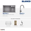 blanco metra 9 silgranit kitchen sink promo paket 1 - anthracite-5