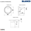 blanco rondosol stainless steel kitchen sink - bak cuci piring-5