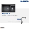 blanco metra 9 silgranit kitchen sink promo paket 4 - anthracite-1