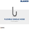 flexible hose single - blanco