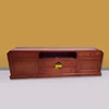 cabinet tv minimalis desain modern terlaris vintago kerajinan kayu