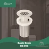 wasser basin drain bd-001 / afur wastafel / tutup wastafel