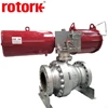 rotork shutdown ball valve