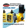 milton roy dosing pump, water pump pt. sarana teknik