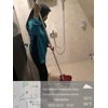 office boy/girl mopping kamar mandi pria di vibe yoga studio