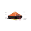 throwing type inflatable life raft solas-1