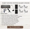 sound system paket masjid ukuran 10 x 10 m