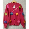 atasan wanita cardigan rajut motif bunga gembul-5