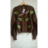 atasan wanita cardigan rajut motif avocado-2