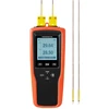 high precision 2 channel thermocouple thermometer data logger yet-620l