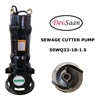 sewage cutter pump 50wq33-18-1.5 pompa celup - 2 inci - 2 hp 220v