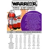 warrior purple k-dry chemical extinguisher powder