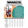 warrior carbon dioxide fire extinguisher