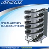 spiral gravity roller conveyor