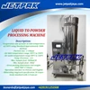 liquid to powder processing machine