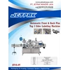 automatic front & back plus top 3 sides labeling machine