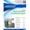 high viscosity planetary mixer