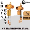 milton electric chain hoist 1phase 2fall cap. 2tx6m code: hgsp02-02-2