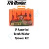 minnow - prohunter 5 assorted fresh water ( spinner kit )