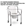 commode chair dengan roda gea fs 696 / kursi buang air gea fs 696