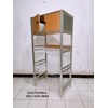 rak piring aluminium kayu oscar matahari-1