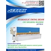 hydraulic swing beam simple cnc shearing machine jet-tb10