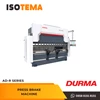 durma press brake machine ad-r series (mesin press)