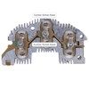 delco remy 10512367 rectifier bridge diode 12v press fit flex-lead