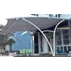 kanopi membrane carport rumah pribadi