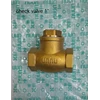 check valve / stop kran bahan kuningan / brass 1 inch merk unnu