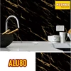 alu80 - sticker motif marmer pelapis furniture, kitchen set, dapur dll