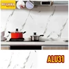 alu31 - sticker motif marmer pelapis furniture, kitchen set, dapur dll