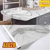alu28 - sticker motif marmer pelapis furniture, kitchen set, dapur dll
