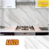 alu20 - sticker motif marmer pelapis furniture, kitchen set, dapur dll