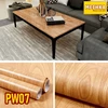 pw07 - pvc sheet motif kayu bertekstur pelapis furniture, lemari dll