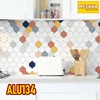 alu134 - sticker motif non marmer pelapis furnitur, dapur, lemari dll