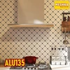 alu135 - sticker motif non marmer pelapis furnitur, dapur, lemari dll