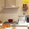 alu136 - sticker motif non marmer pelapis furnitur, dapur, lemari dll