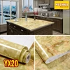 yx20 - pvc sheet motif marmer pelapis furnitur, meja, kitchen set dll