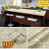 yx35 - pvc sheet motif marmer pelapis furnitur, meja, kitchen set dll