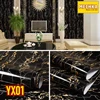 yx01 - pvc sheet motif marmer pelapis furnitur, meja, kitchen set dll