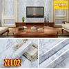 zll02 - pvc sheet motif marmer pelapis furnitur, meja, kitchen set dll