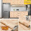 yx45 - pvc sheet motif marmer pelapis furnitur, meja, kitchen set dll