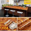 yx58 - pvc sheet motif marmer pelapis furnitur, meja, kitchen set dll