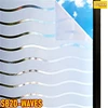 sb2d-waves glass sheet stiker kaca sandblast 2d patterned