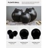 pelampung bola hitam