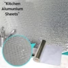 ft016 - alumunium sheets bertekstur pelapis dapur / kitchen set-4