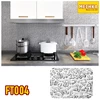 ft004 - alumunium sheets bertekstur pelapis dapur / kitchen set